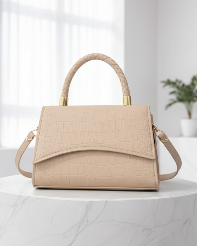 Firo | dames handtas met handvat – PU leer