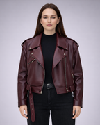 Bordey | leren dames jas – kort model