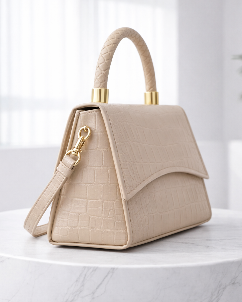 Firo | dames handtas met handvat – PU leer