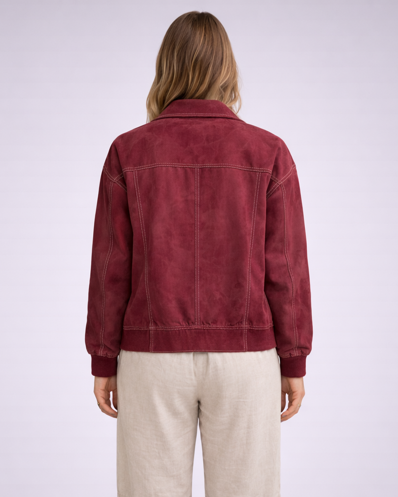 Lizel | dames oversized leren jas – trendy pasvorm