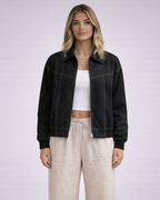 Lizel | dames oversized leren jas – trendy pasvorm