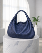 Luna Woven | dames schoudertas – gevlochten