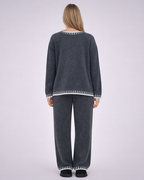 Maeva | tweedelige dames set – gebreide broek en trui