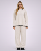 Maeva | tweedelige dames set – gebreide broek en trui