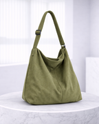 Noza | dames canvas schoudertas – oversized & comfortabel