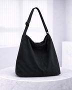 Noza | dames canvas schoudertas – oversized & comfortabel