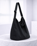 Noza | dames canvas schoudertas – oversized & comfortabel