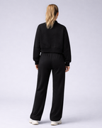 Toria | tweedelige dames set – gebreide zip-up sweater en broek