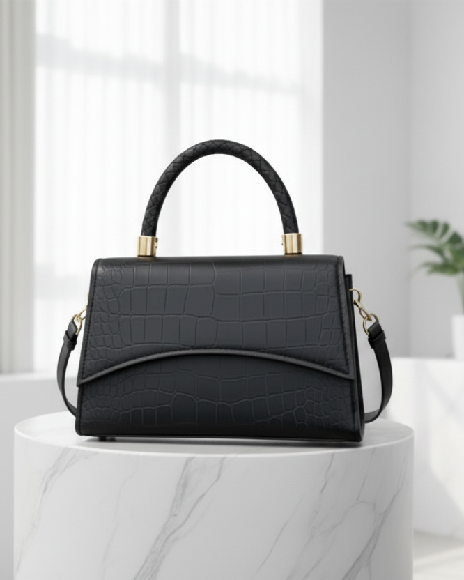 Firo | dames handtas met handvat – PU leer